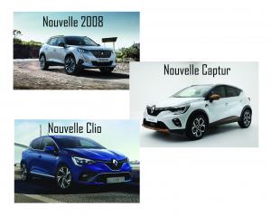 Les nouveaux modèles de Renault et Peugeot arrivent chez VDB