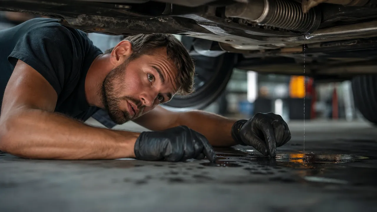 Diagnostic d'une fuite de gasoil sur une voiture diesel