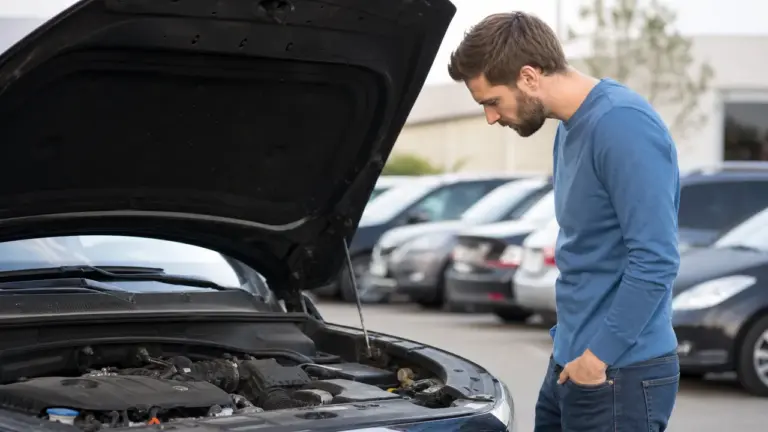 Inspection d'une voiture d'occasion avant achat